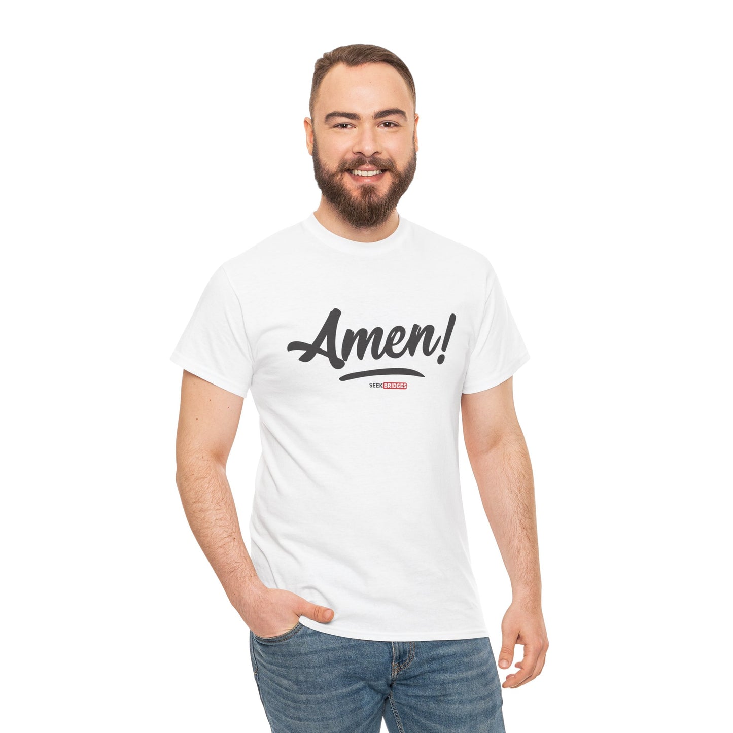 Amen, Unisex Heavy Cotton Tee