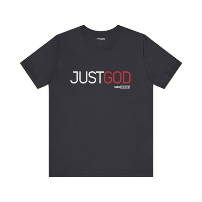 Inspirational Just God Unisex Jersey Tee - Perfect Everyday Wear