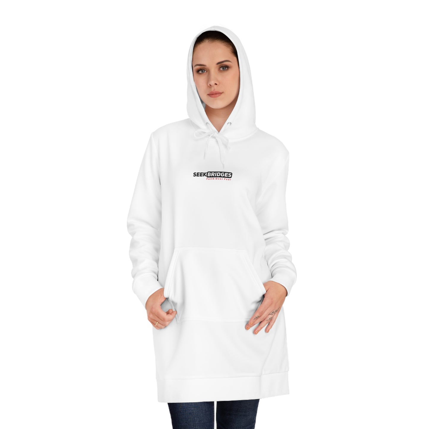 SeekBridge Women's Hoodie Dress - Cozy Casual Style, Perfect for Everyday Wear