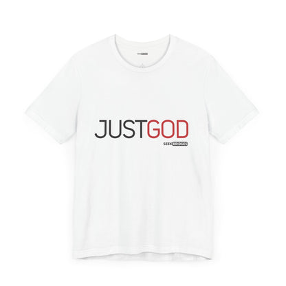 Inspirational Just God Unisex Jersey Tee - Perfect Everyday Wear