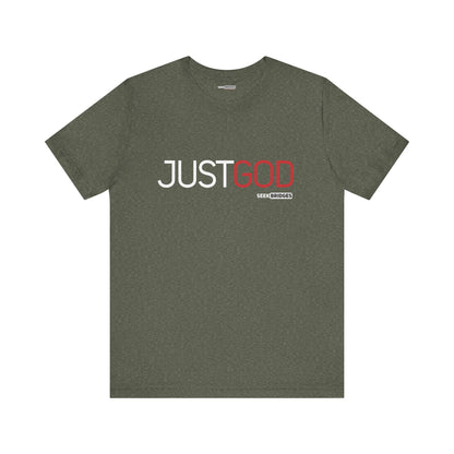Inspirational Just God Unisex Jersey Tee - Perfect Everyday Wear