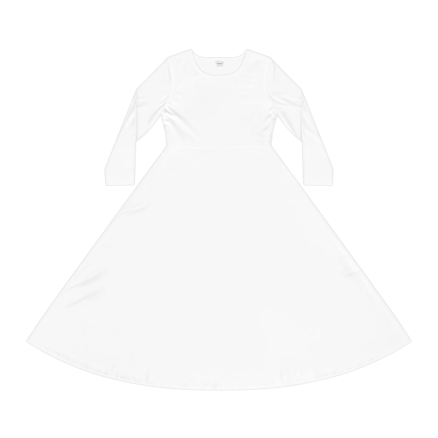 Elegant Women's Long Sleeve Dance Dress - Perfect for Classes and Performances
