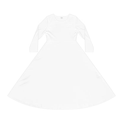 Elegant Women's Long Sleeve Dance Dress - Perfect for Classes and Performances