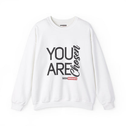 Inspirational Unisex Crewneck Sweatshirt - "You Are Chosen"