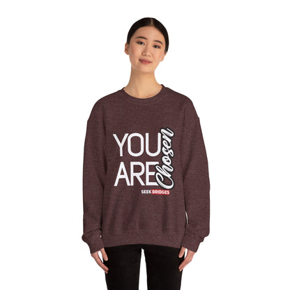 Inspirational Unisex Crewneck Sweatshirt - "You Are Chosen"