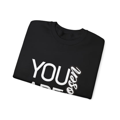 Inspirational Unisex Crewneck Sweatshirt - "You Are Chosen"