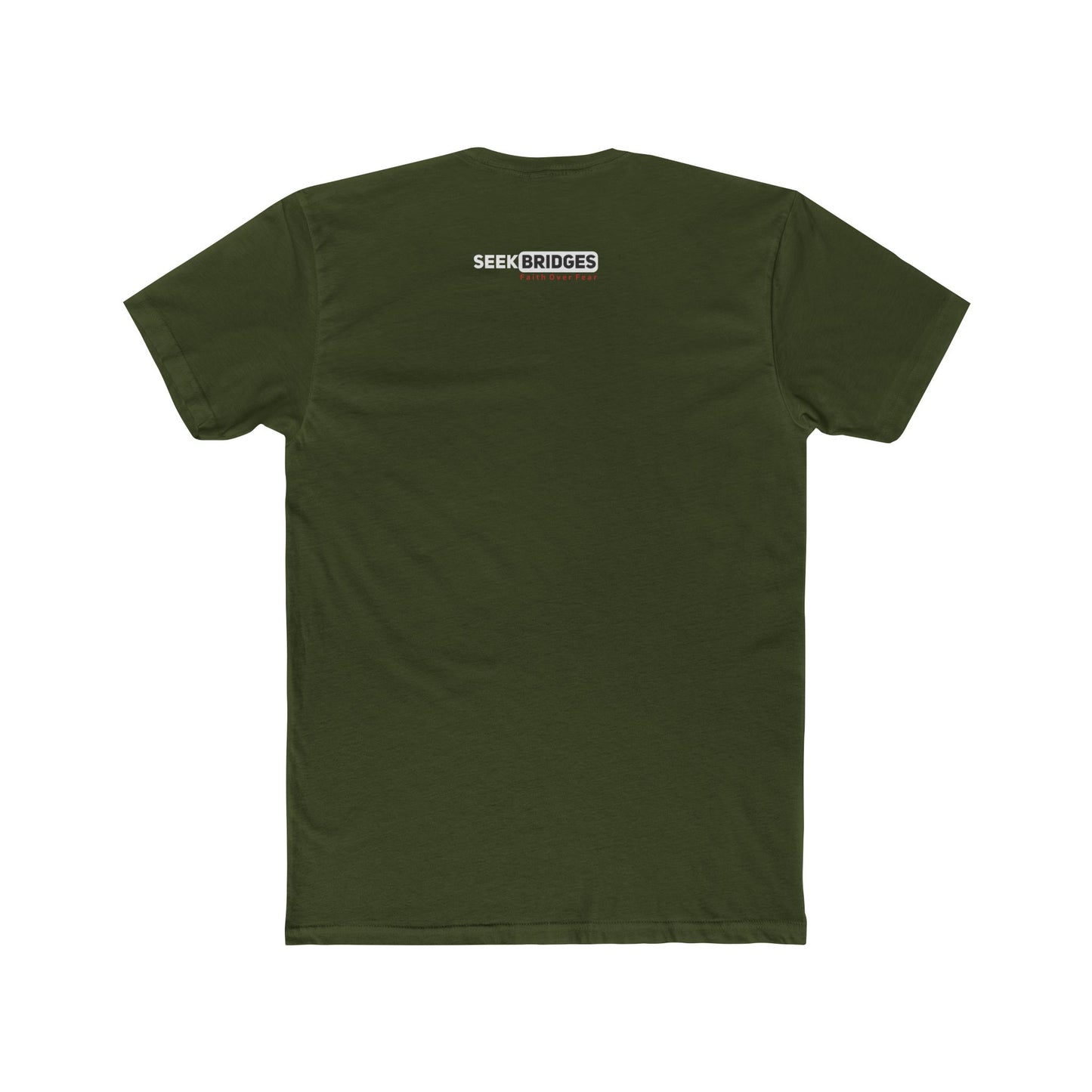 Faith-Inspired Unisex Cotton Crew Tee - Bold 'Jesus' Design