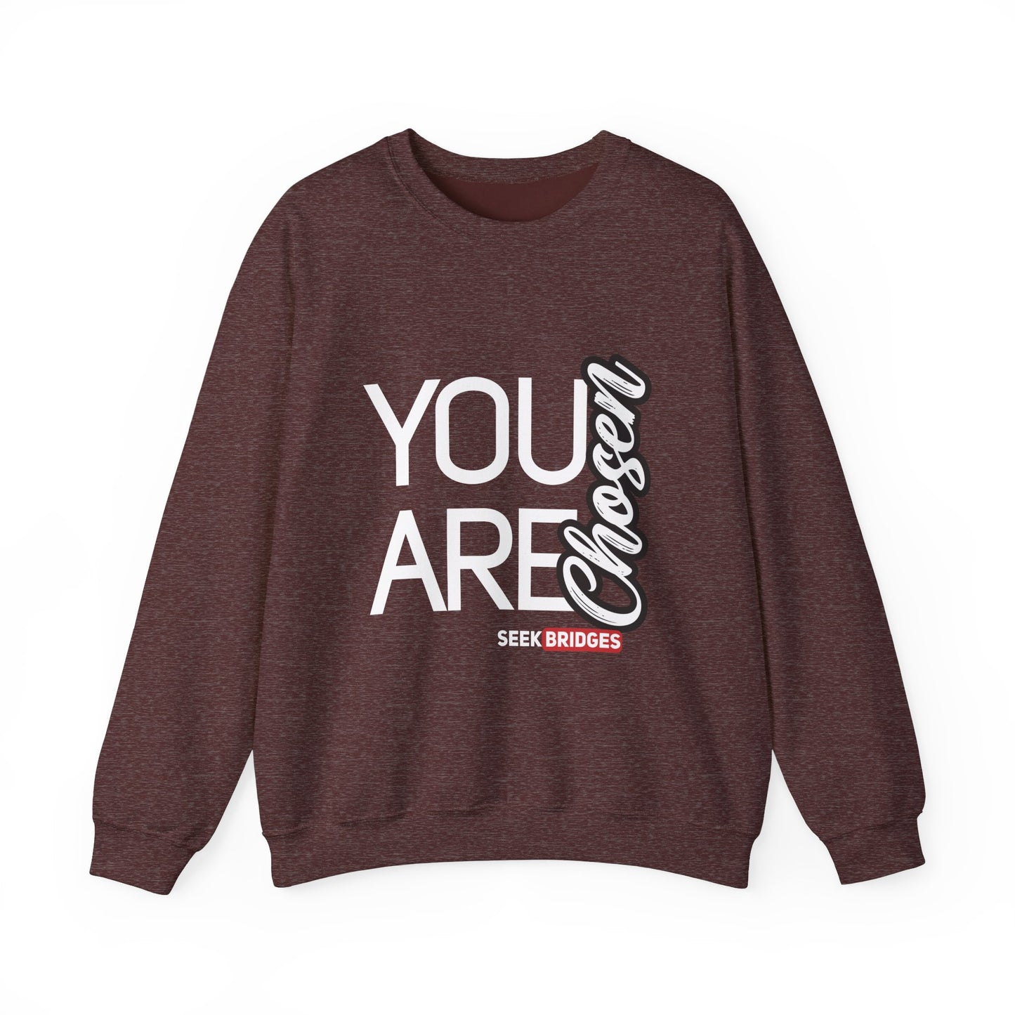 Inspirational Unisex Crewneck Sweatshirt - "You Are Chosen"