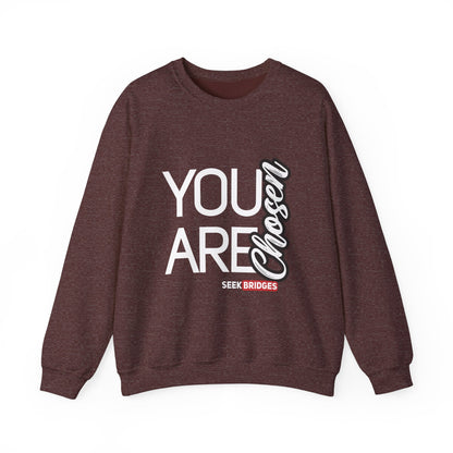 Inspirational Unisex Crewneck Sweatshirt - "You Are Chosen"