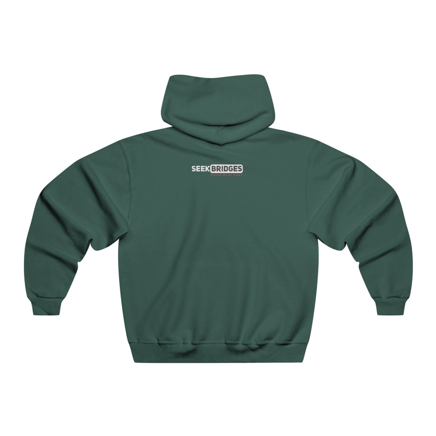 Men's NUBLEND® Faith-Inspired Hooded Sweatshirt - Seek Bridges Design
