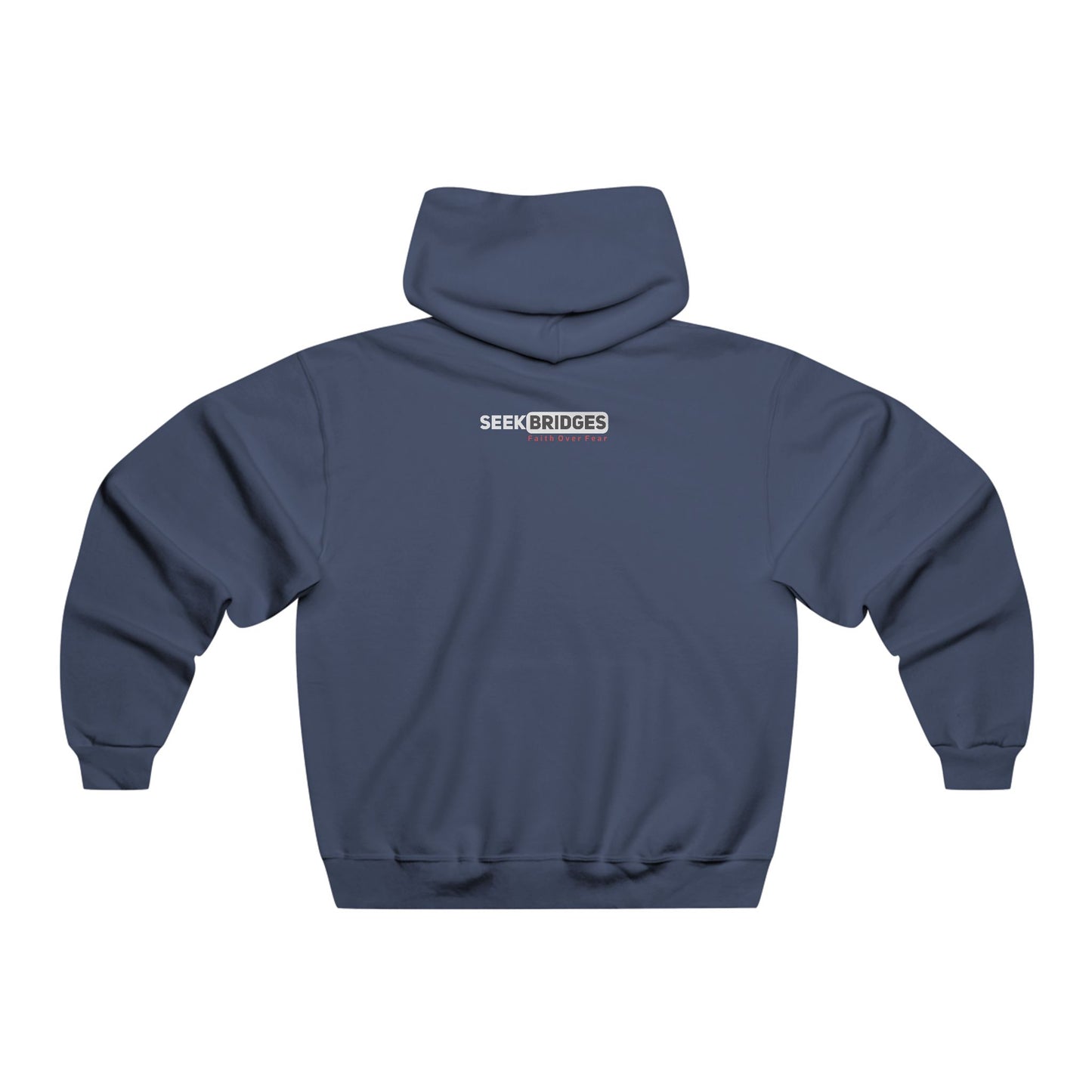 Men's NUBLEND® Faith-Inspired Hooded Sweatshirt - Seek Bridges Design