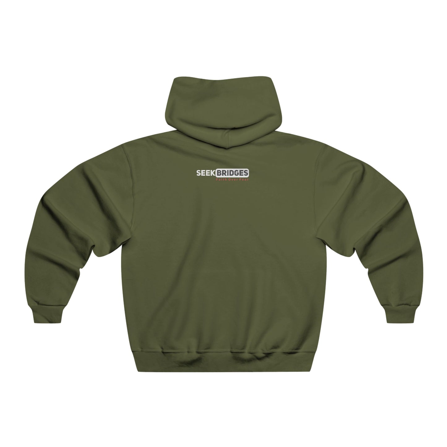 Men's NUBLEND® Faith-Inspired Hooded Sweatshirt - Seek Bridges Design