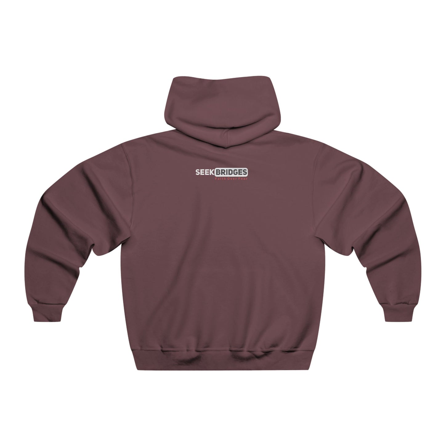Men's NUBLEND® Faith-Inspired Hooded Sweatshirt - Seek Bridges Design