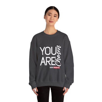 Inspirational Unisex Crewneck Sweatshirt - "You Are Chosen"