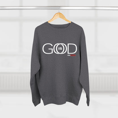 Crewneck Sweatshirt - "GOD is GOOD" Inspirational Apparel