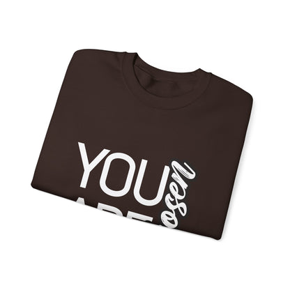 Inspirational Unisex Crewneck Sweatshirt - "You Are Chosen"