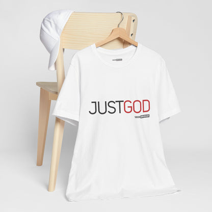Inspirational Just God Unisex Jersey Tee - Perfect Everyday Wear