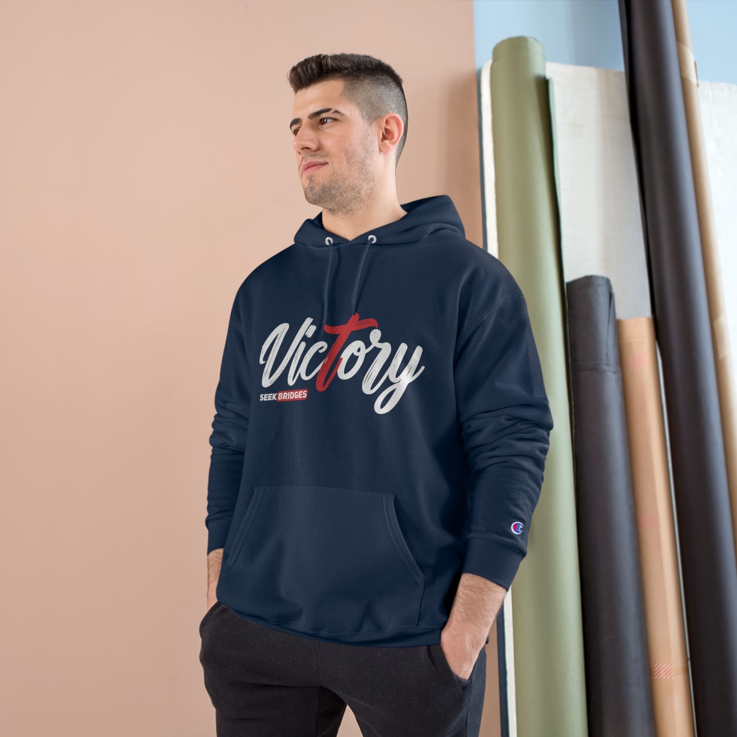 Collab Seek Bridges & Champion Hoodie