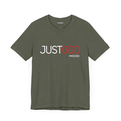 Inspirational Just God Unisex Jersey Tee - Perfect Everyday Wear