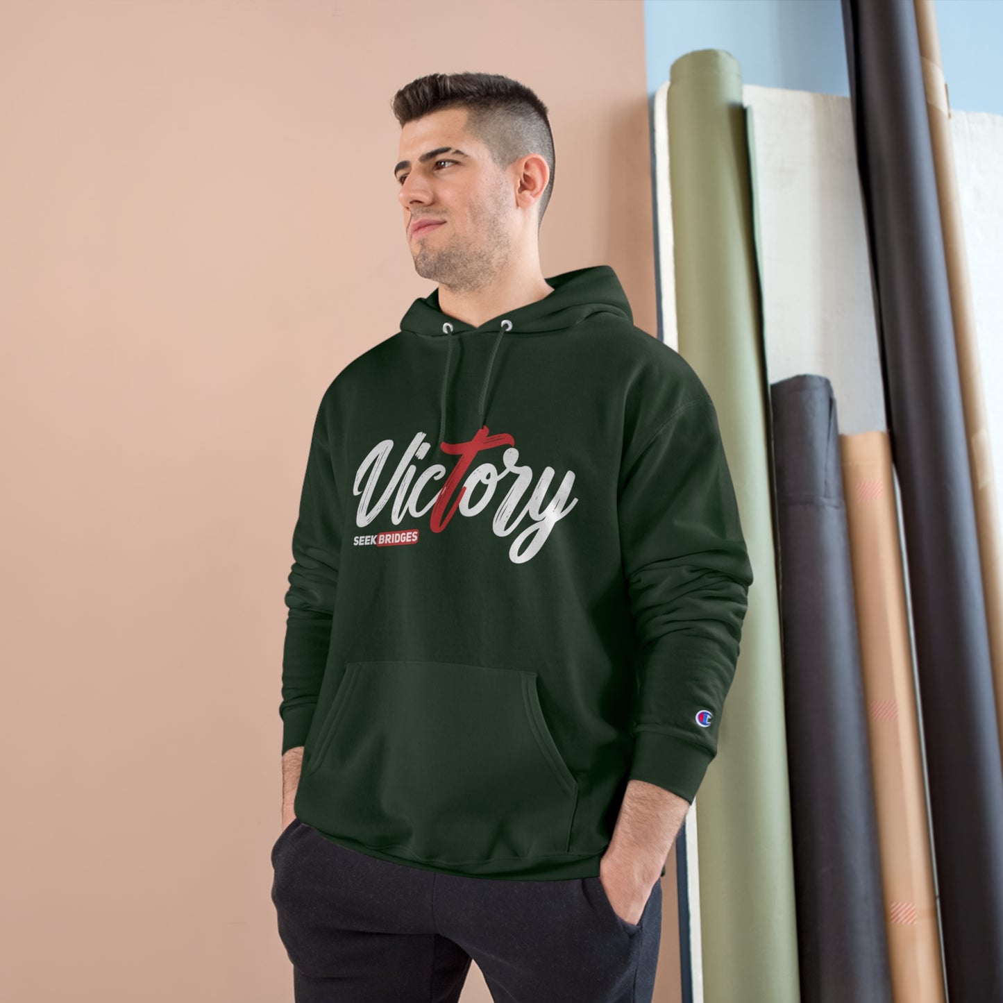 Collab Seek Bridges & Champion Hoodie