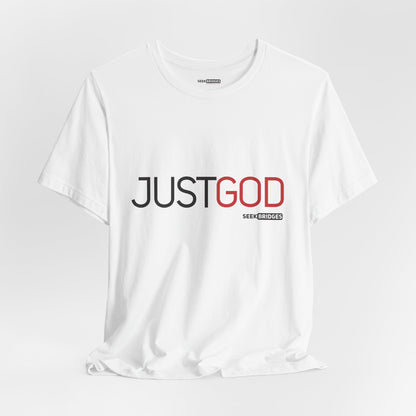 Inspirational Just God Unisex Jersey Tee - Perfect Everyday Wear