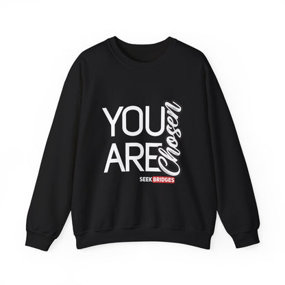 Inspirational Unisex Crewneck Sweatshirt - "You Are Chosen"