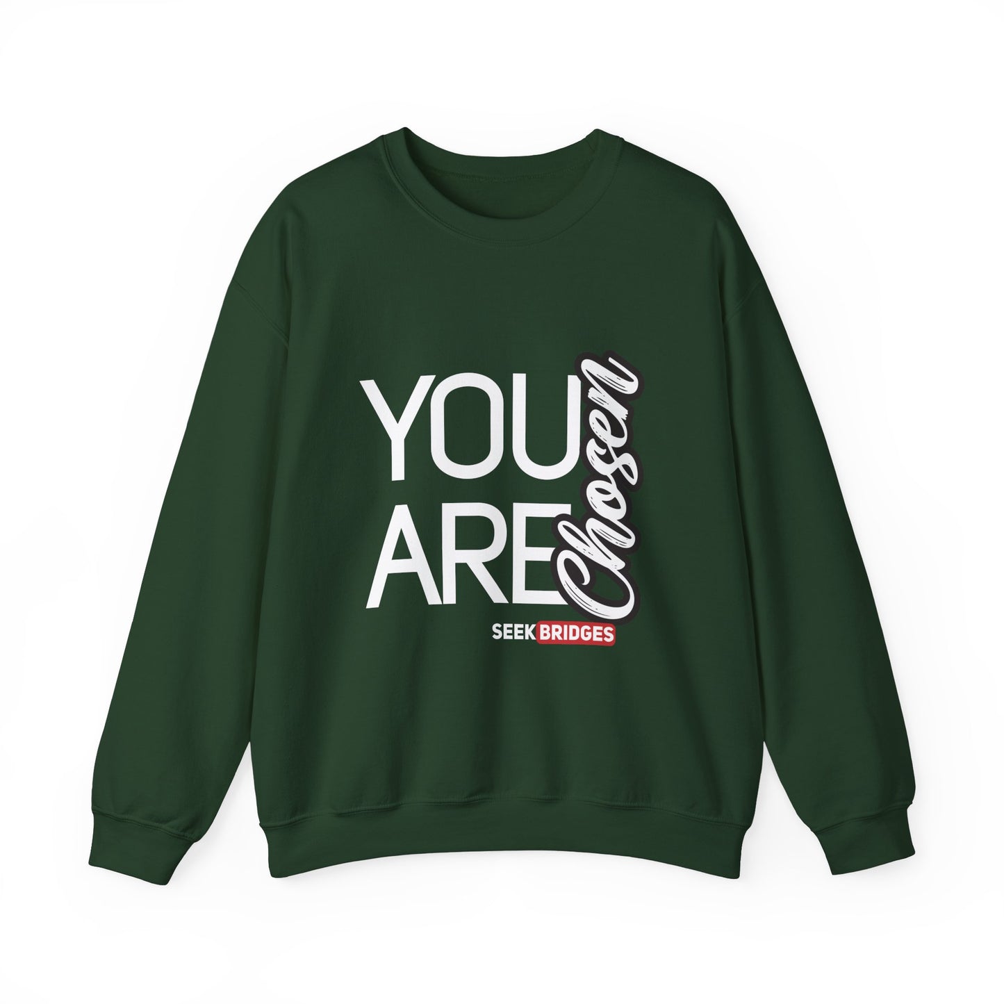 Inspirational Unisex Crewneck Sweatshirt - "You Are Chosen"