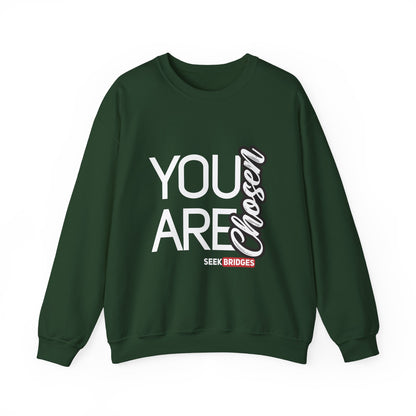 Inspirational Unisex Crewneck Sweatshirt - "You Are Chosen"