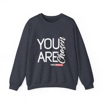 Inspirational Unisex Crewneck Sweatshirt - "You Are Chosen"