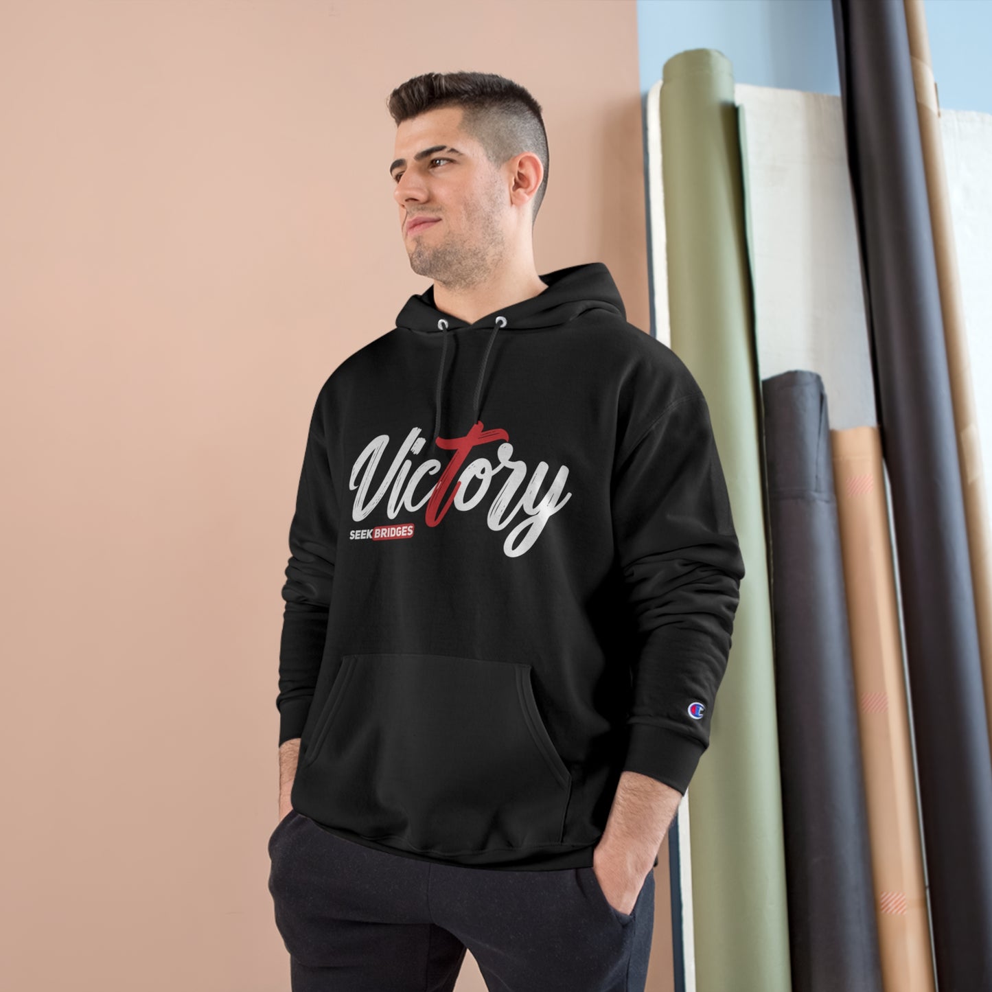 Collab Seek Bridges & Champion Hoodie