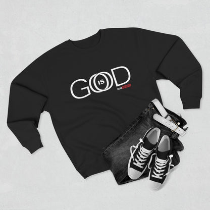 Crewneck Sweatshirt - "GOD is GOOD" Inspirational Apparel