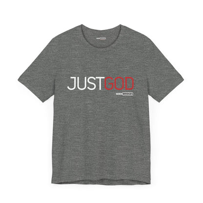 Inspirational Just God Unisex Jersey Tee - Perfect Everyday Wear