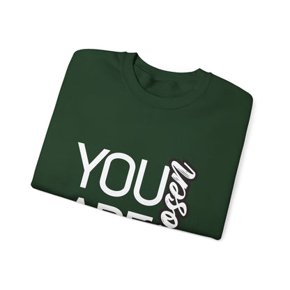 Inspirational Unisex Crewneck Sweatshirt - "You Are Chosen"