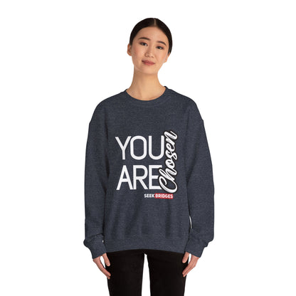 Inspirational Unisex Crewneck Sweatshirt - "You Are Chosen"
