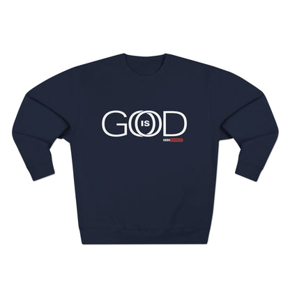 Crewneck Sweatshirt - "GOD is GOOD" Inspirational Apparel