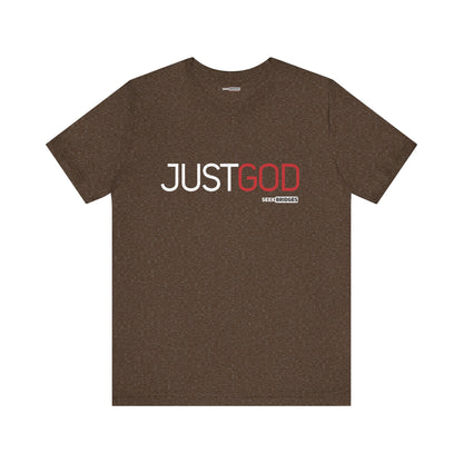 Inspirational Just God Unisex Jersey Tee - Perfect Everyday Wear