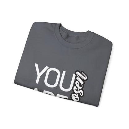 Inspirational Unisex Crewneck Sweatshirt - "You Are Chosen"