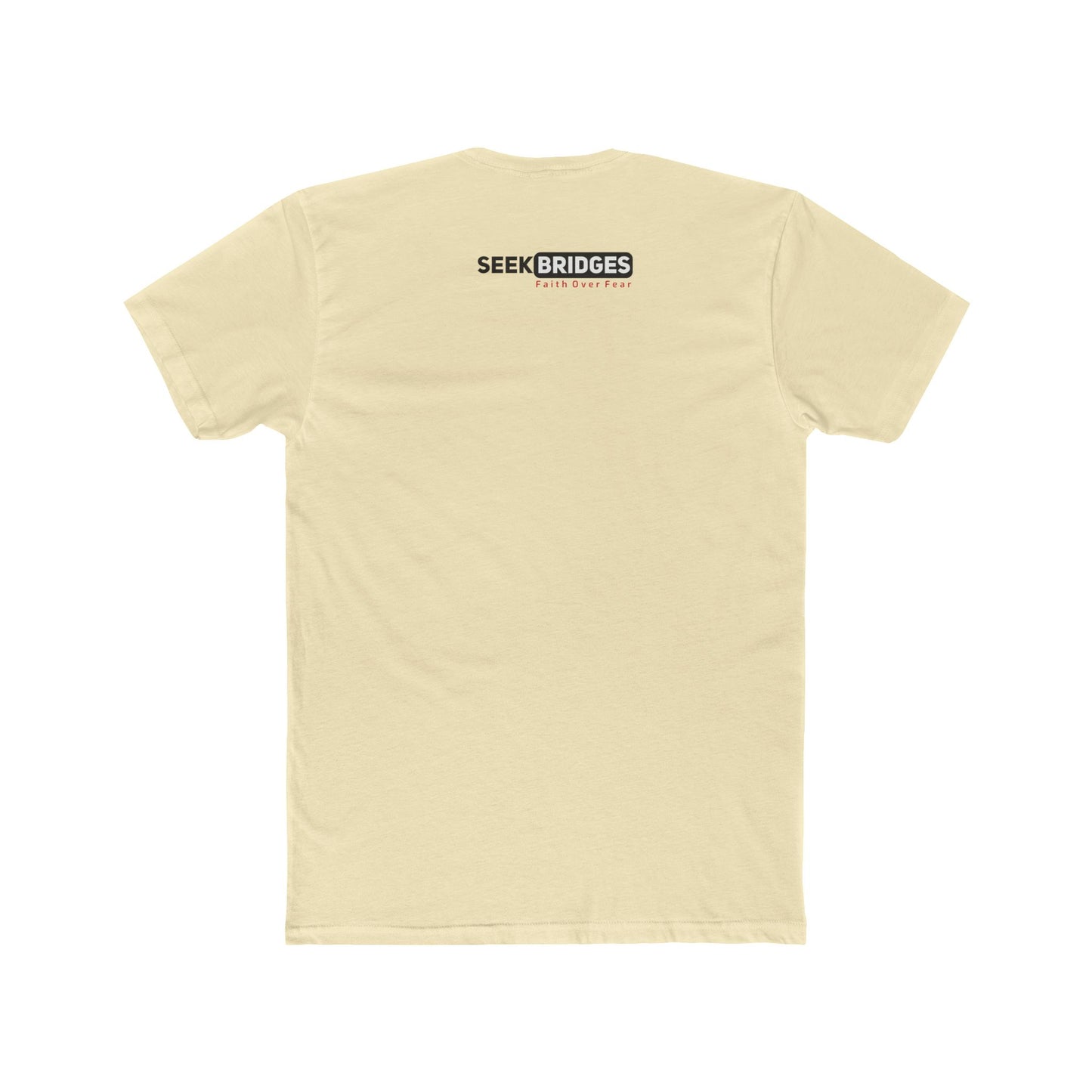 Faith-Inspired Unisex Cotton Crew Tee - Bold 'Jesus' Design
