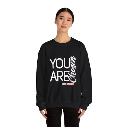 Inspirational Unisex Crewneck Sweatshirt - "You Are Chosen"