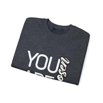 Inspirational Unisex Crewneck Sweatshirt - "You Are Chosen"
