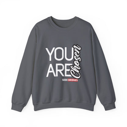 Inspirational Unisex Crewneck Sweatshirt - "You Are Chosen"