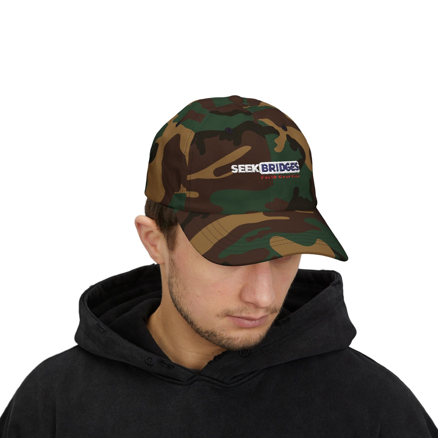 Seek Bridges Classic Dad Cap - Faith Over Fear Hat