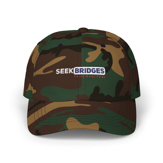 Seek Bridges Classic Dad Cap - Faith Over Fear Hat