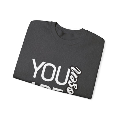 Inspirational Unisex Crewneck Sweatshirt - "You Are Chosen"