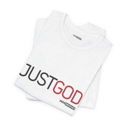 Inspirational Just God Unisex Jersey Tee - Perfect Everyday Wear