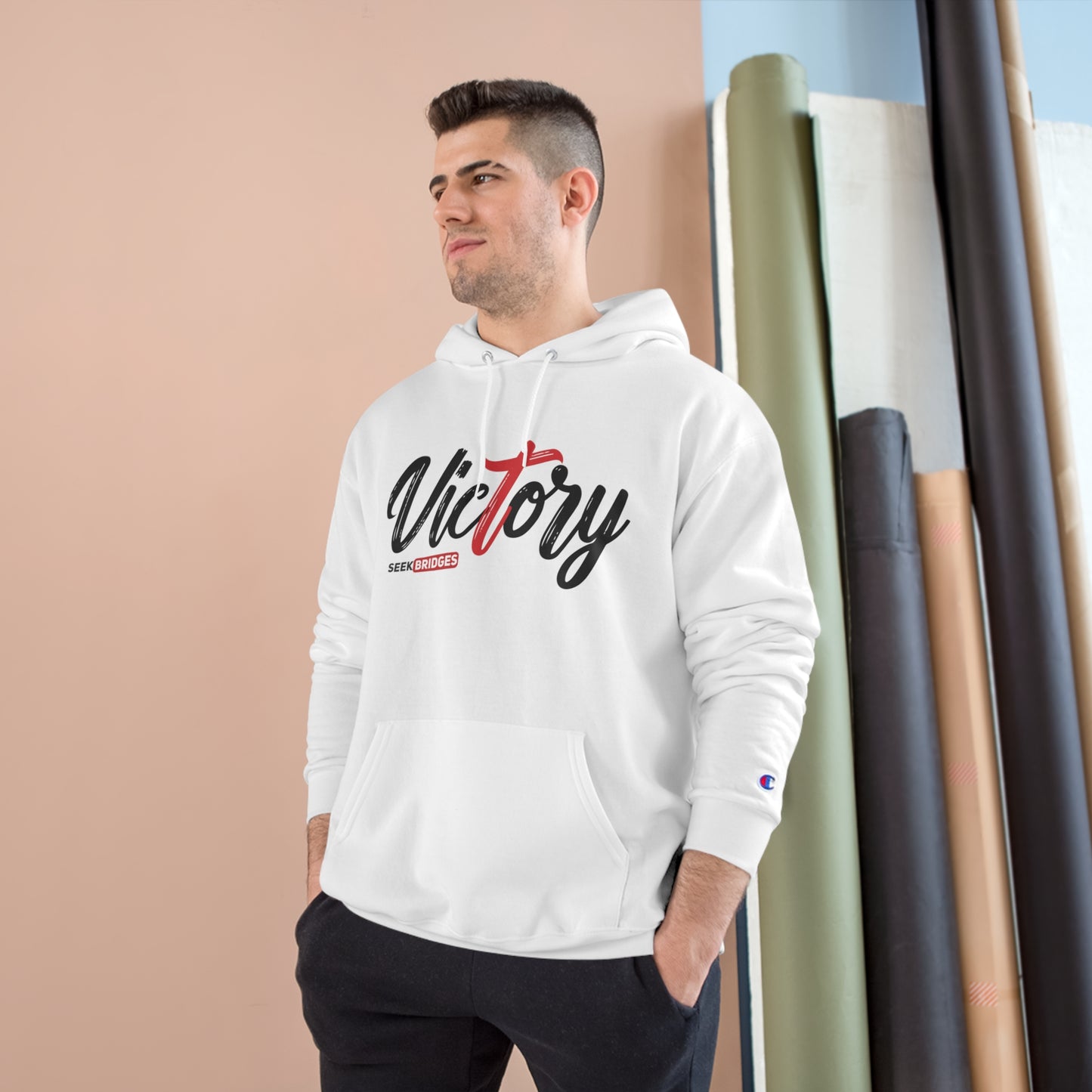 Collab Seek Bridges & Champion Hoodie