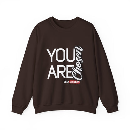 Inspirational Unisex Crewneck Sweatshirt - "You Are Chosen"