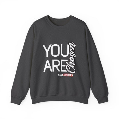 Inspirational Unisex Crewneck Sweatshirt - "You Are Chosen"