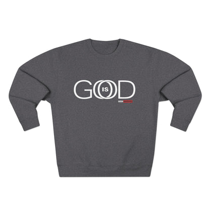 Crewneck Sweatshirt - "GOD is GOOD" Inspirational Apparel